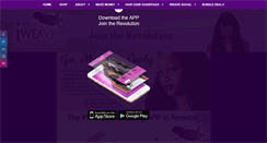 Desktop Screenshot of iweavehair.com