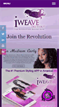 Mobile Screenshot of iweavehair.com